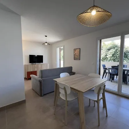 شقة Appartement T2 Terrasse Et Piscine 300M De La Plage فالراس بلاج