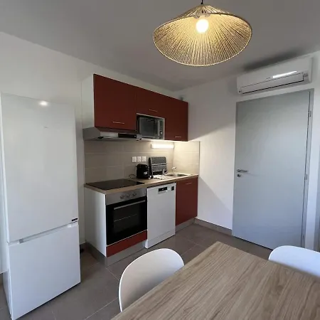 Appartement T2 Terrasse Et Piscine 300M De La Plage شقة